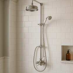 Huber Victorian Θερμοστατικό Σετ Ντους 15cm Χρώμιο 5698